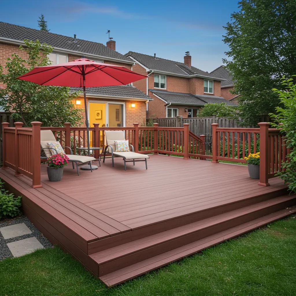 Outdoor living design consultation featuring deck plans and material recommendations in Bergen County NJ