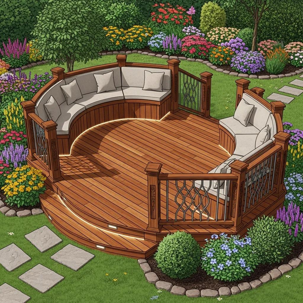 Affordable deck replacement project featuring upgraded composite decking and modern railings in Bergen County NJ